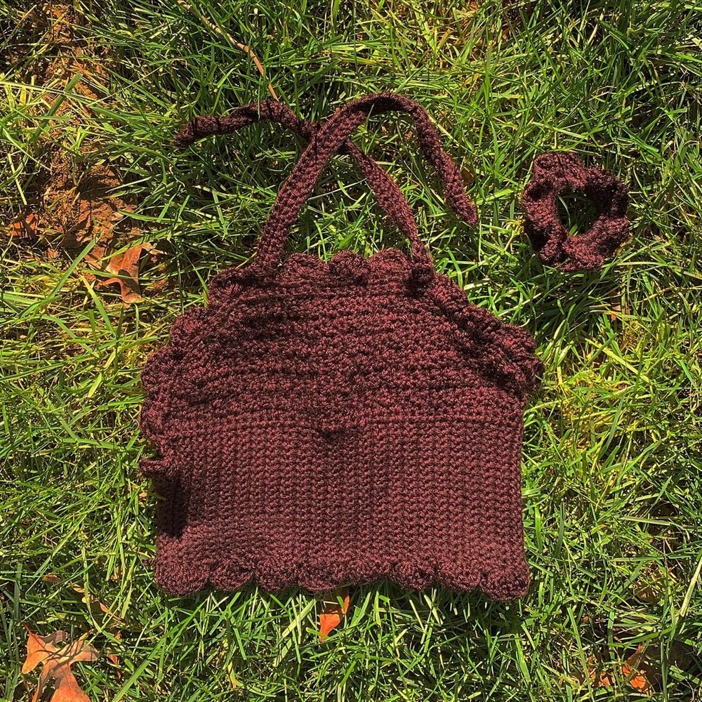 Crochet Halter Crop Top